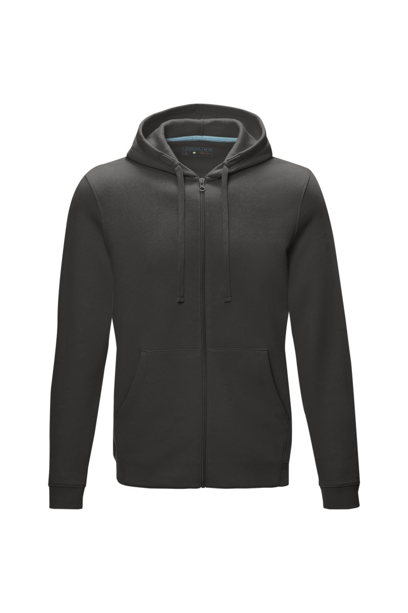 Ruby men’s organic recycled full zip hoodie