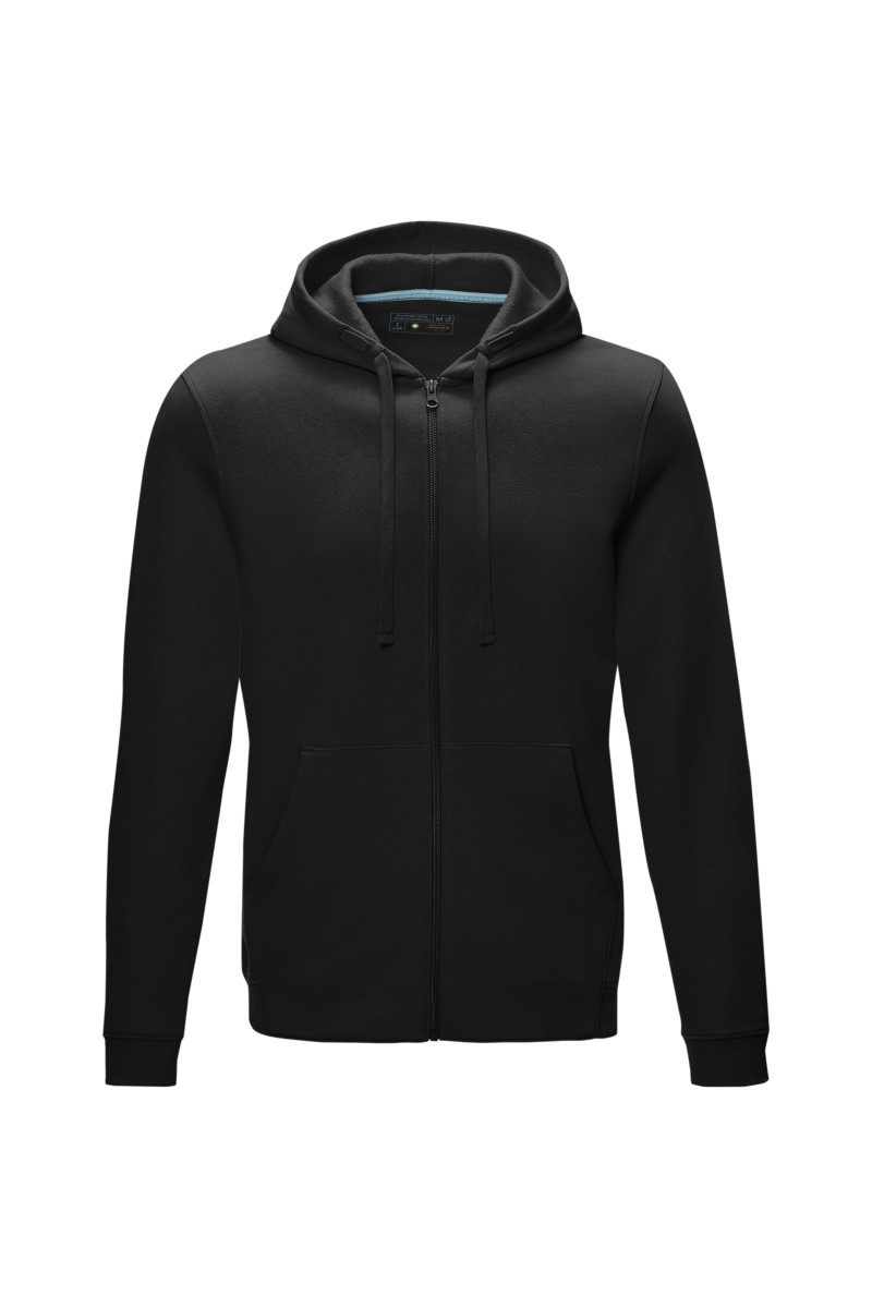 Ruby men’s organic recycled full zip hoodie