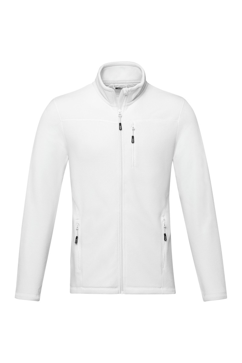 Amber men's GRS recycled full zip fleece jacket