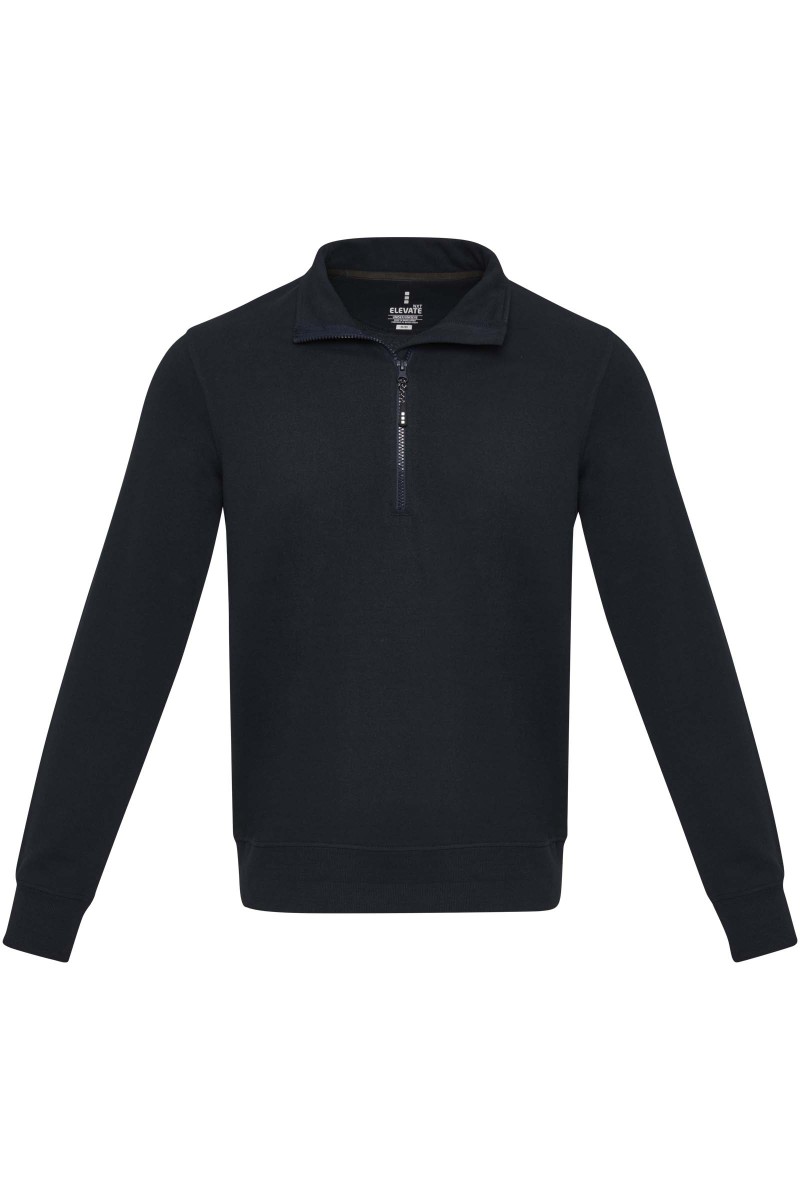 Tin unisex Aware™ recycled quarter zip sweater
