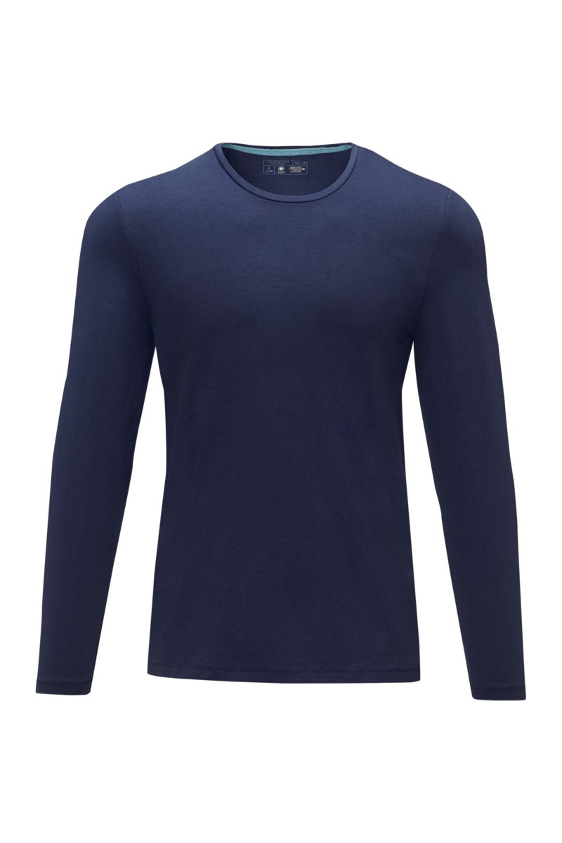 Ponoka long sleeve men's organic t-shirt
