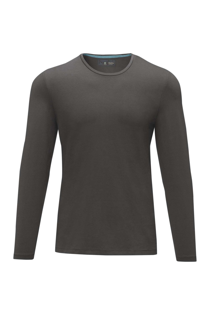 Ponoka long sleeve men's organic t-shirt