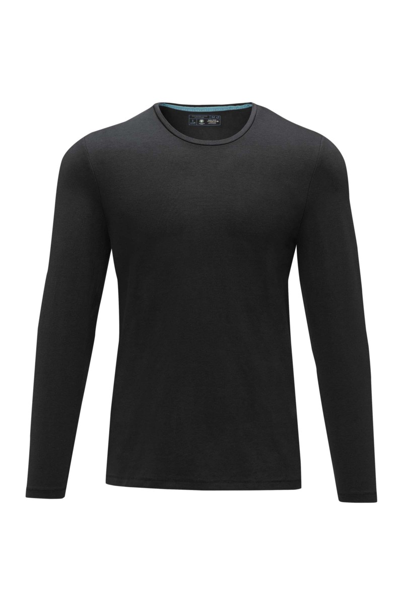 Ponoka long sleeve men's organic t-shirt
