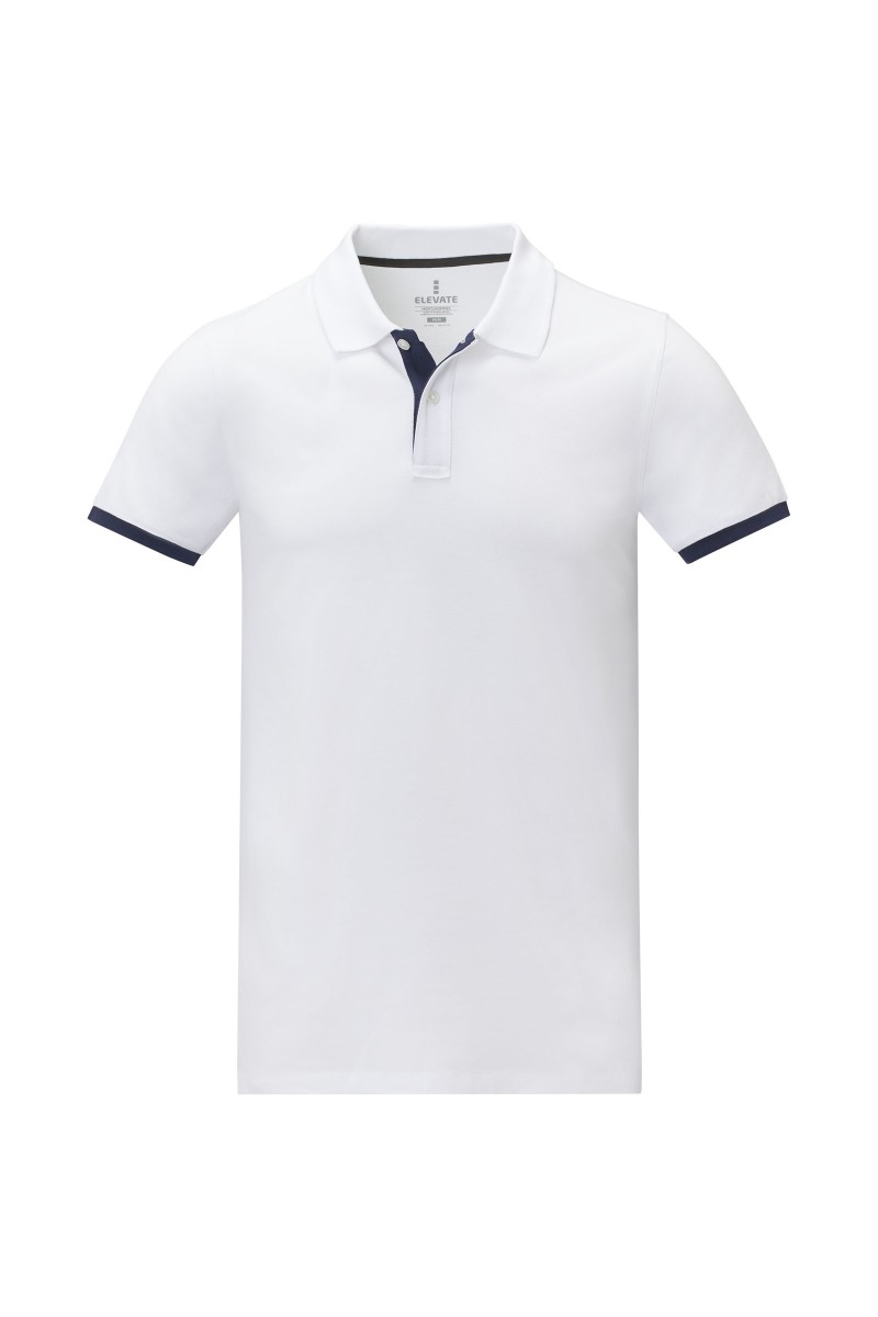 Morgan short sleeve men's duotone polo