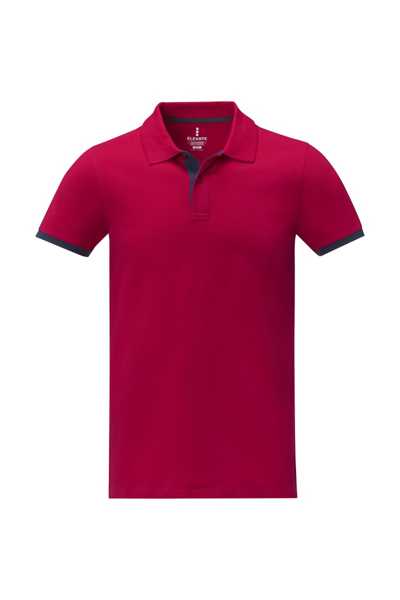 Morgan short sleeve men's duotone polo