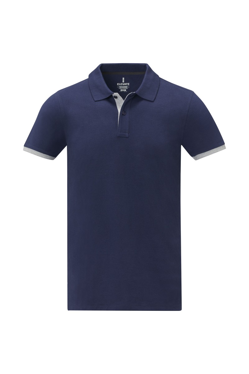 Morgan short sleeve men's duotone polo