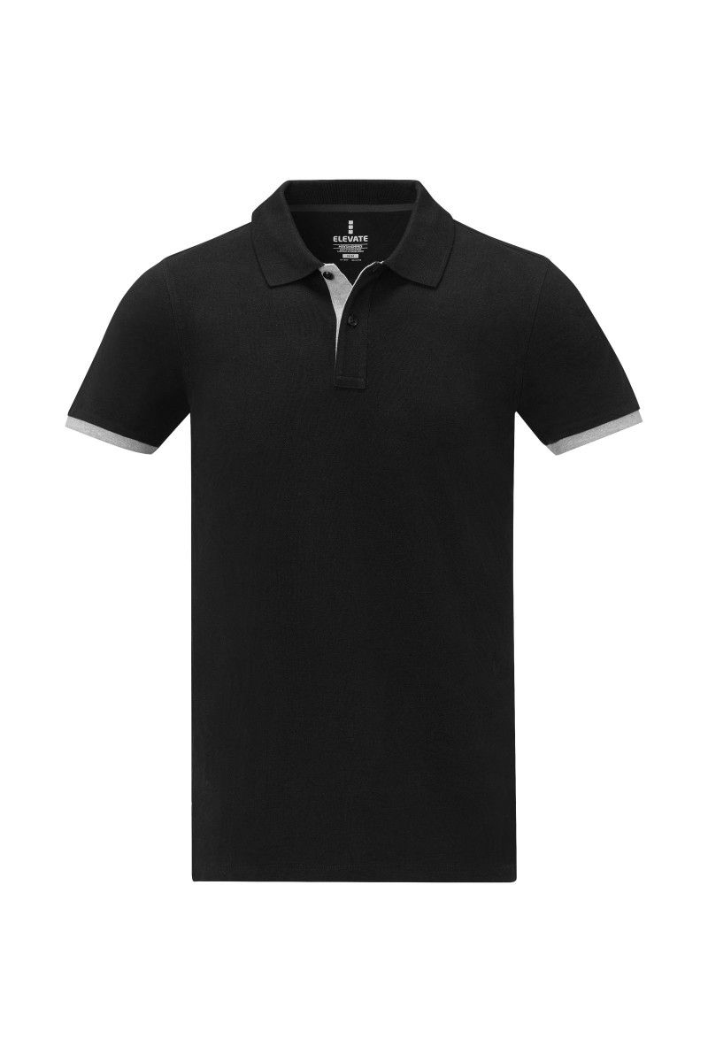 Morgan short sleeve men's duotone polo