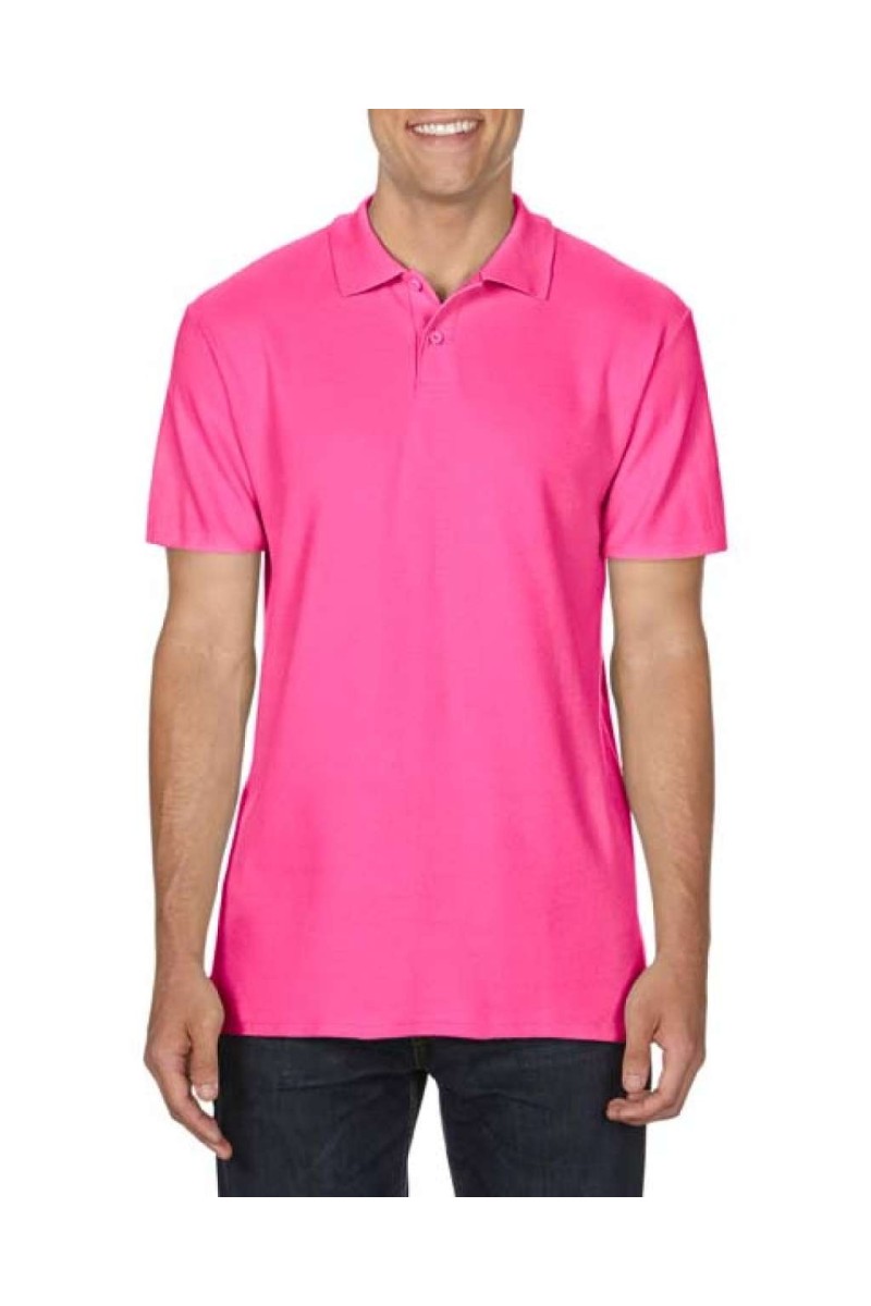 SOFTSTYLE™ ADULT DOUBLE PIQUÉ POLO