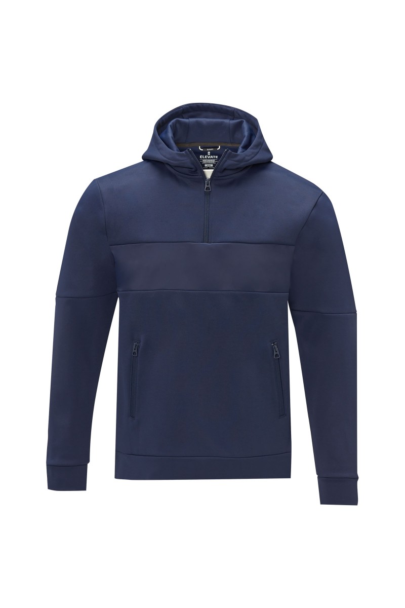 Sayan men's half zip anorak hooded sweater