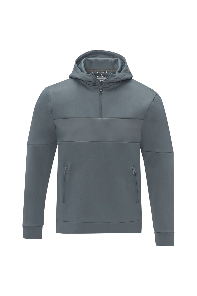 Sayan men's half zip anorak hooded sweater