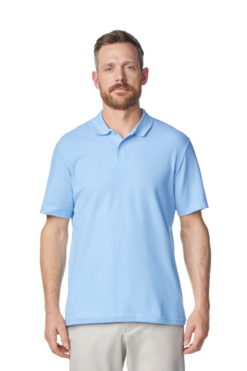 SOFTSTYLE™ ADULT DOUBLE PIQUÉ POLO