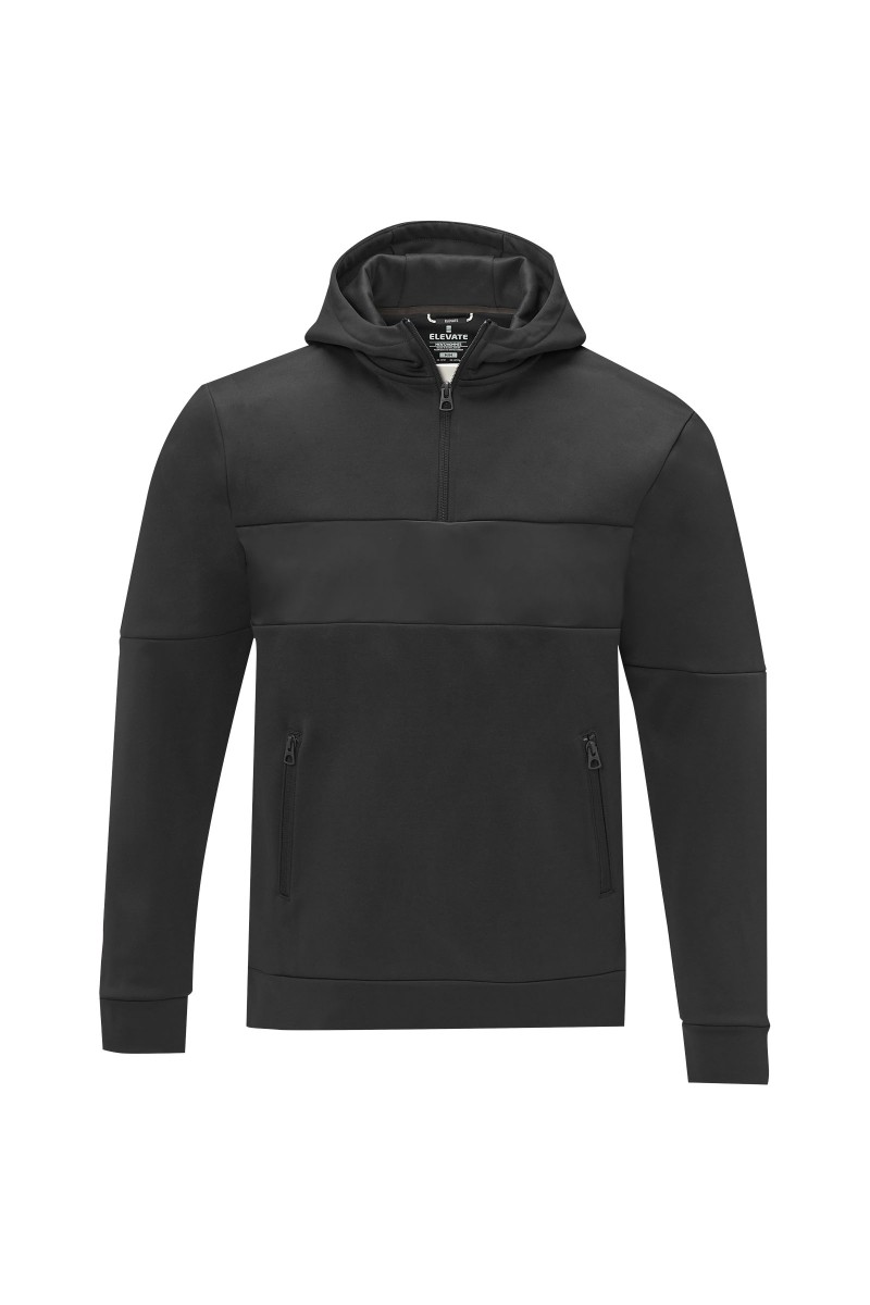 Sayan men's half zip anorak hooded sweater