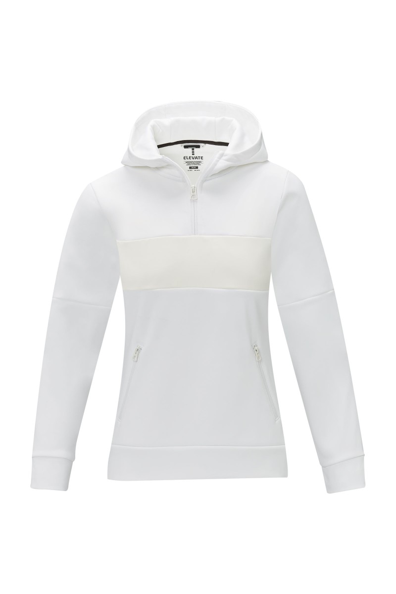 Sayan women's half zip anorak hooded sweater