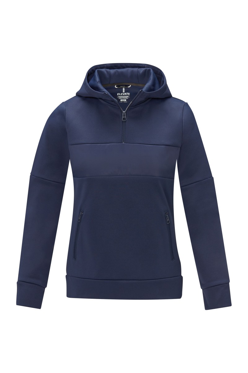 Sayan women's half zip anorak hooded sweater