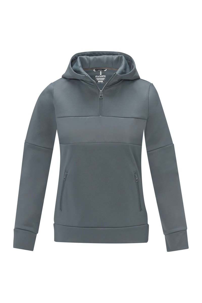 Sayan women's half zip anorak hooded sweater