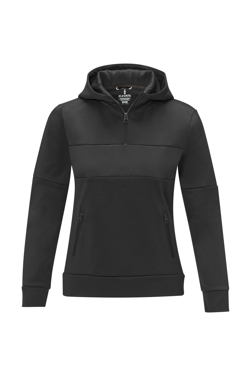 Sayan women's half zip anorak hooded sweater