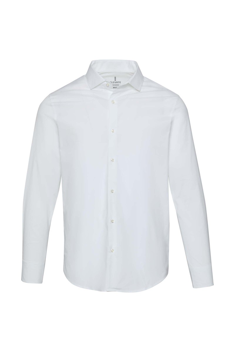 Carnelian poplin men's shirt