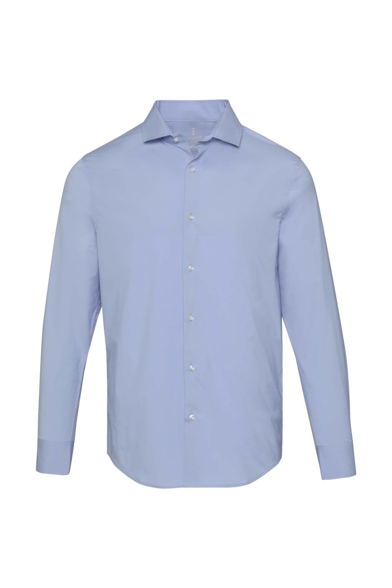 Carnelian poplin men's shirt