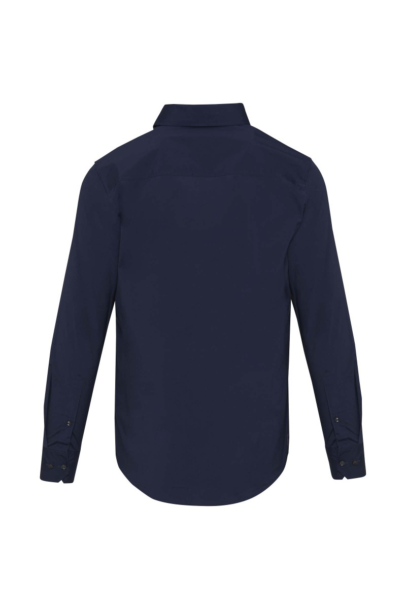 Carnelian poplin men's shirt