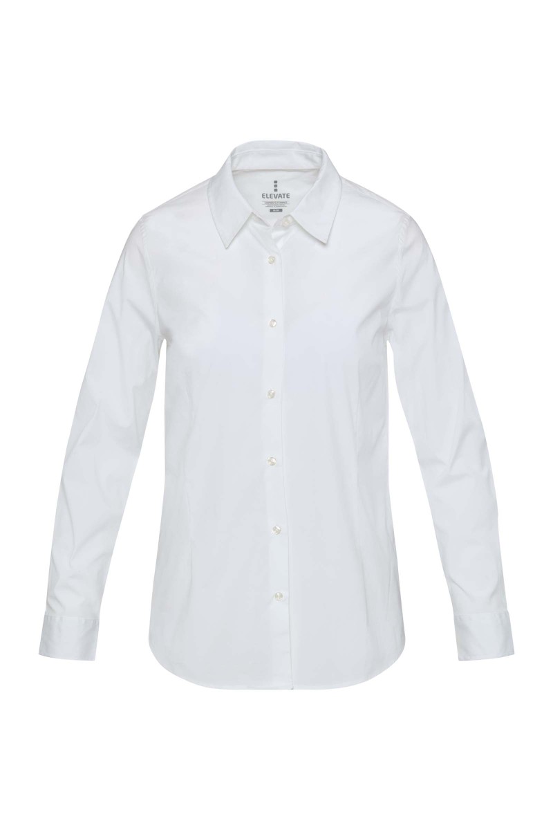 Carnelian poplin women's shirt