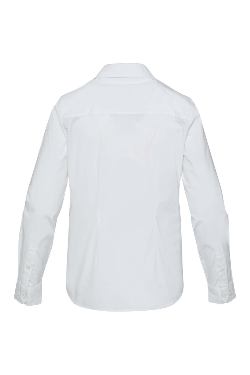 Carnelian poplin women's shirt