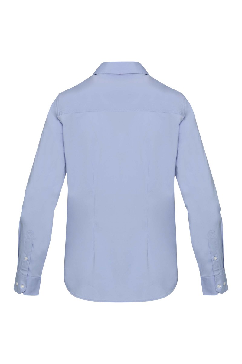 Carnelian poplin women's shirt