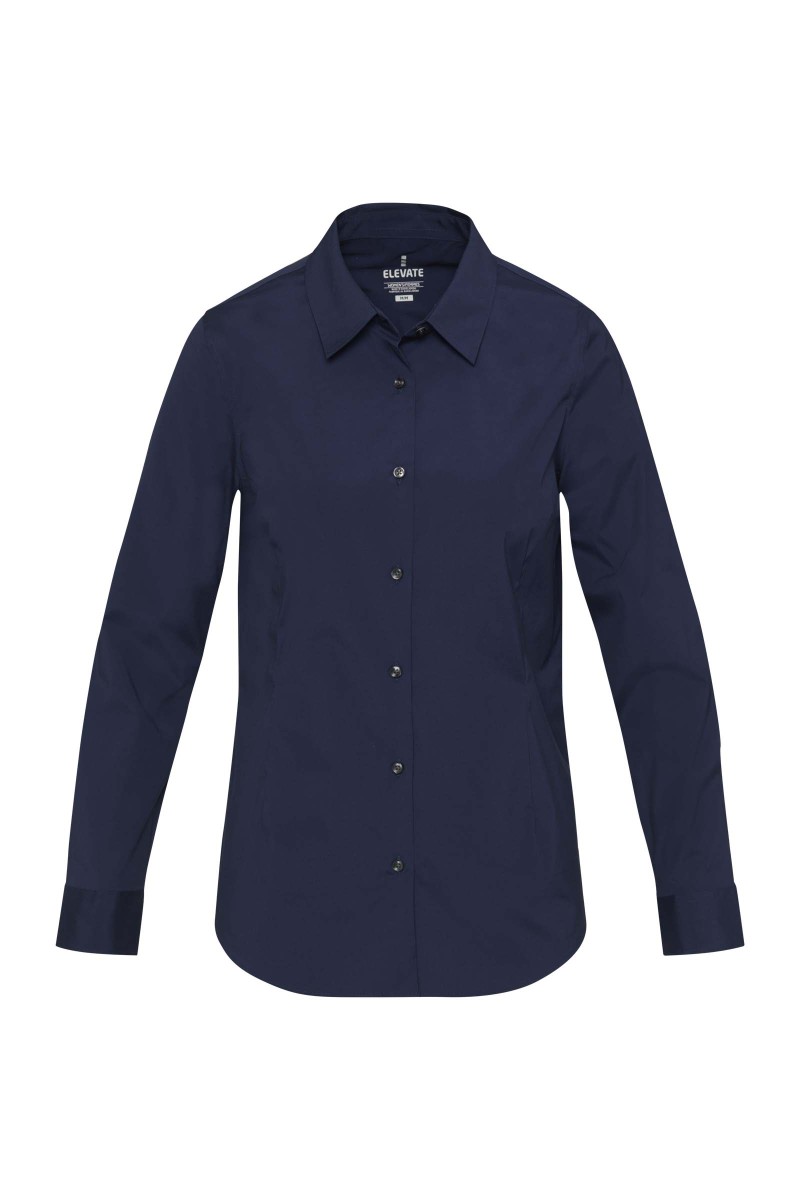 Carnelian poplin women's shirt