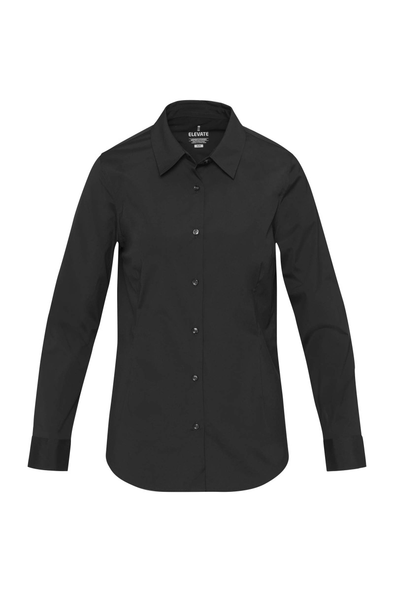 Carnelian poplin women's shirt