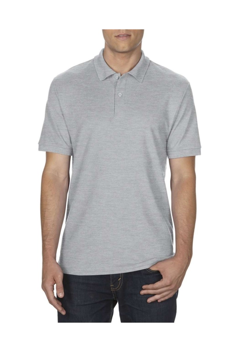 Tricou polo pique dublu DRYBLEND® pentru bărbați
