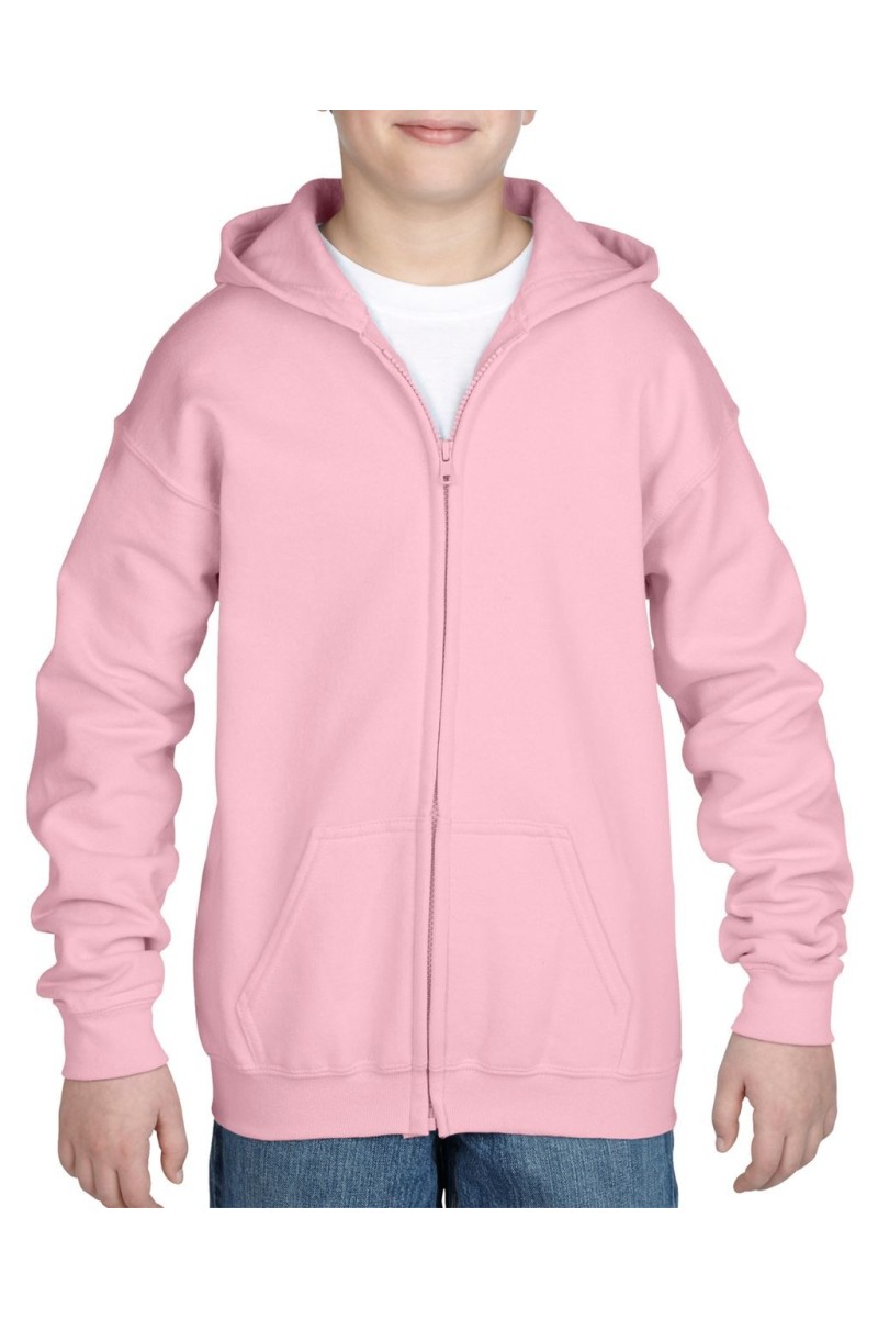HEAVY BLEND™ YOUTH FULL ZIP HOODED SWEATSHIRT