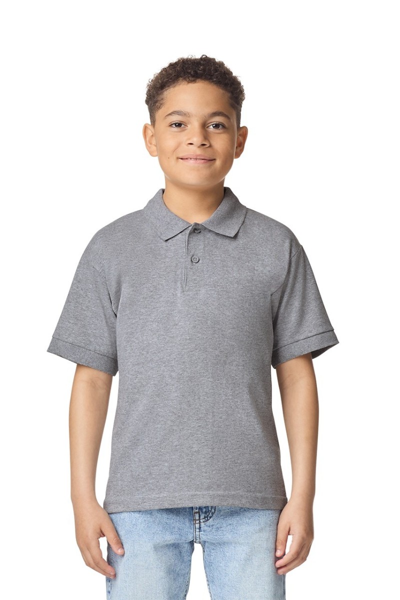 DRYBLEND® YOUTH JERSEY POLO SHIRT