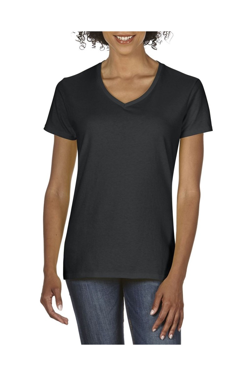 Tricou cu decolteu în V pentru femei Gildan Premium Cotton®