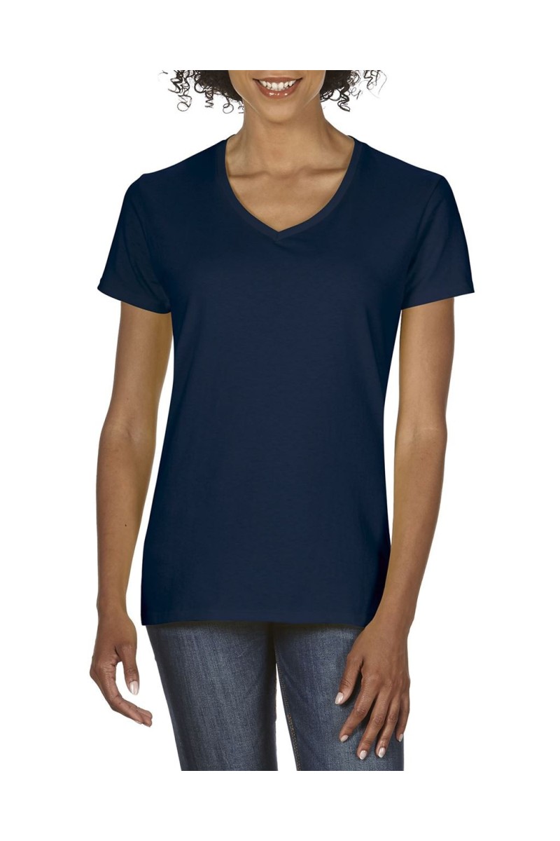 Tricou cu decolteu în V pentru femei Gildan Premium Cotton®