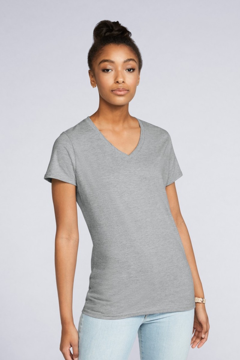 PREMIUM COTTON® LADIES' V-NECK T-SHIRT