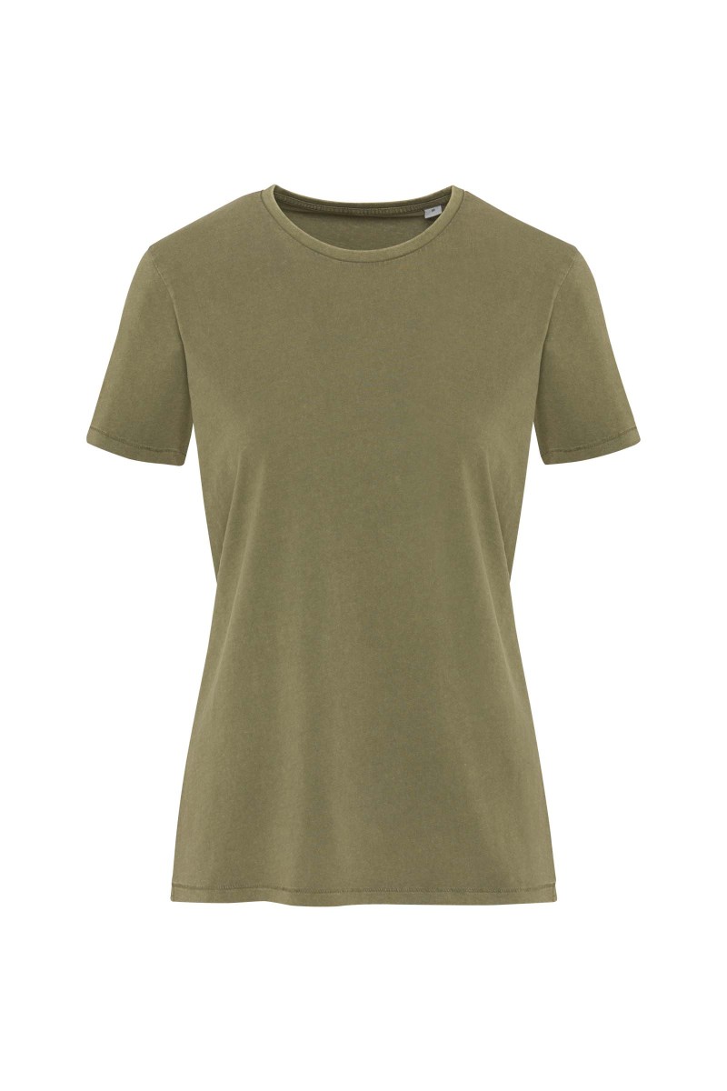 Nanaimo 160 g/m2 short sleeve washed women's t-shirt