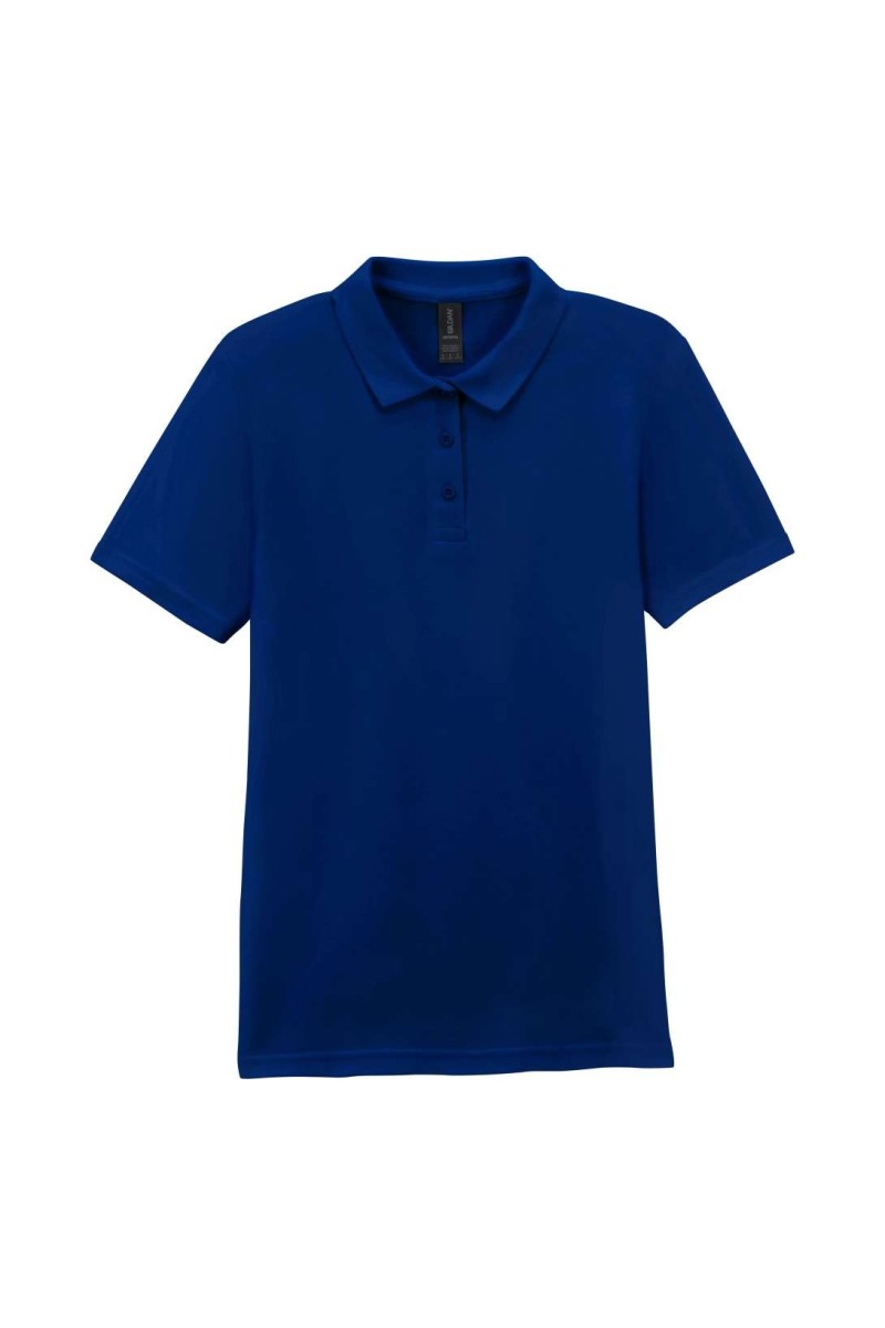 SOFTSTYLE™ LADIES' DOUBLE PIQUÉ POLO