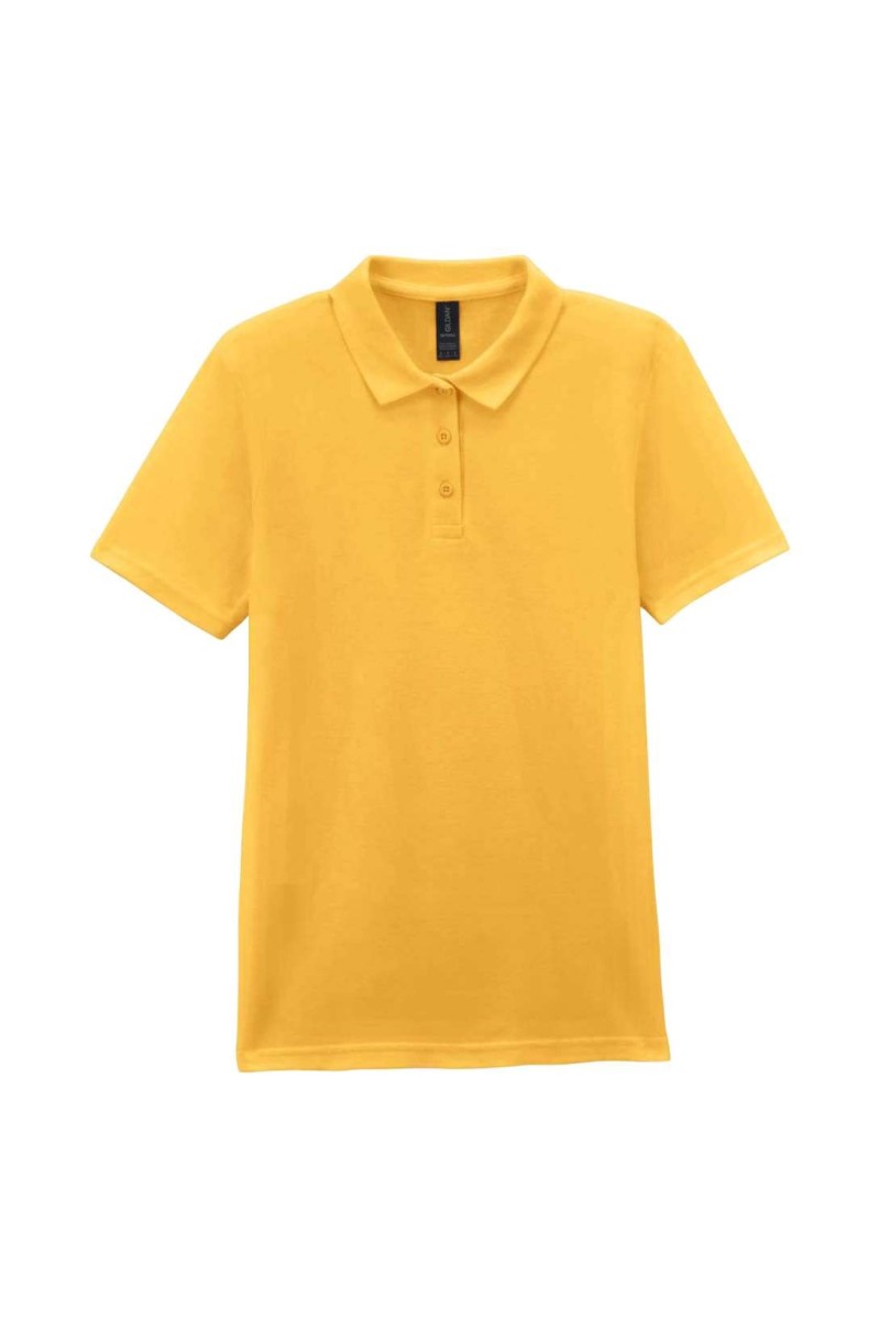 SOFTSTYLE™ LADIES' DOUBLE PIQUÉ POLO