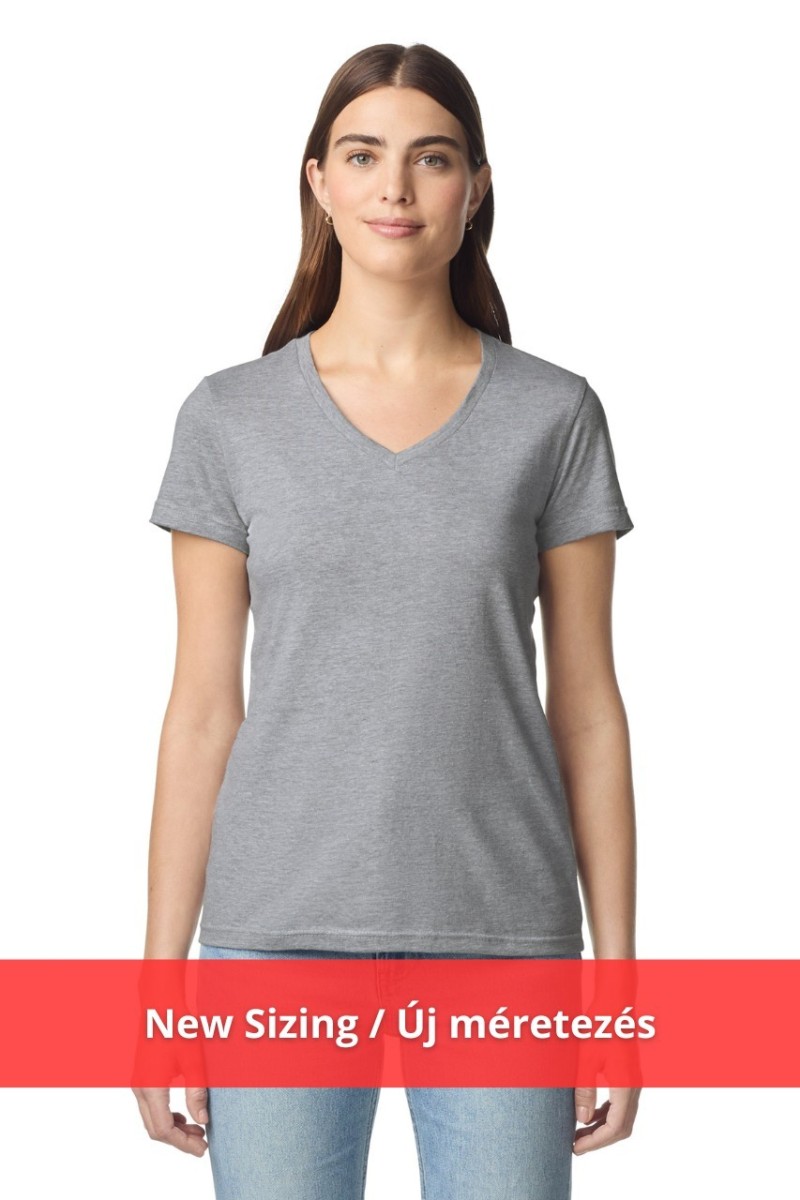 SOFTSTYLE™ LADIES' V-NECK T-SHIRT