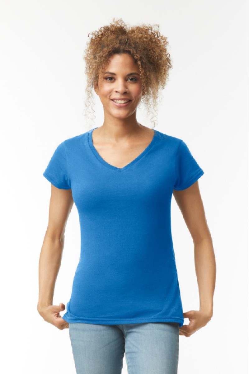 SOFTSTYLE™ LADIES' V-NECK T-SHIRT