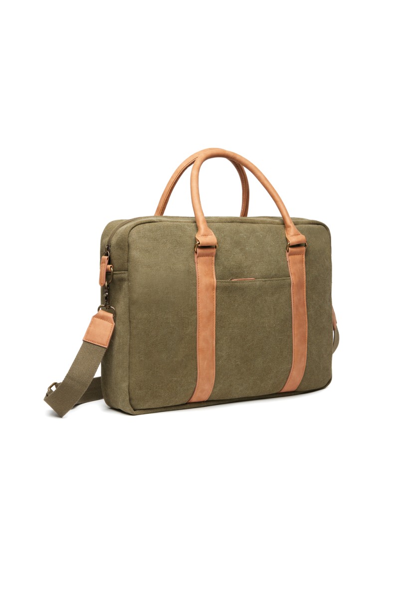 Geantă pentru laptop VINGA Bosler din canvas reciclat