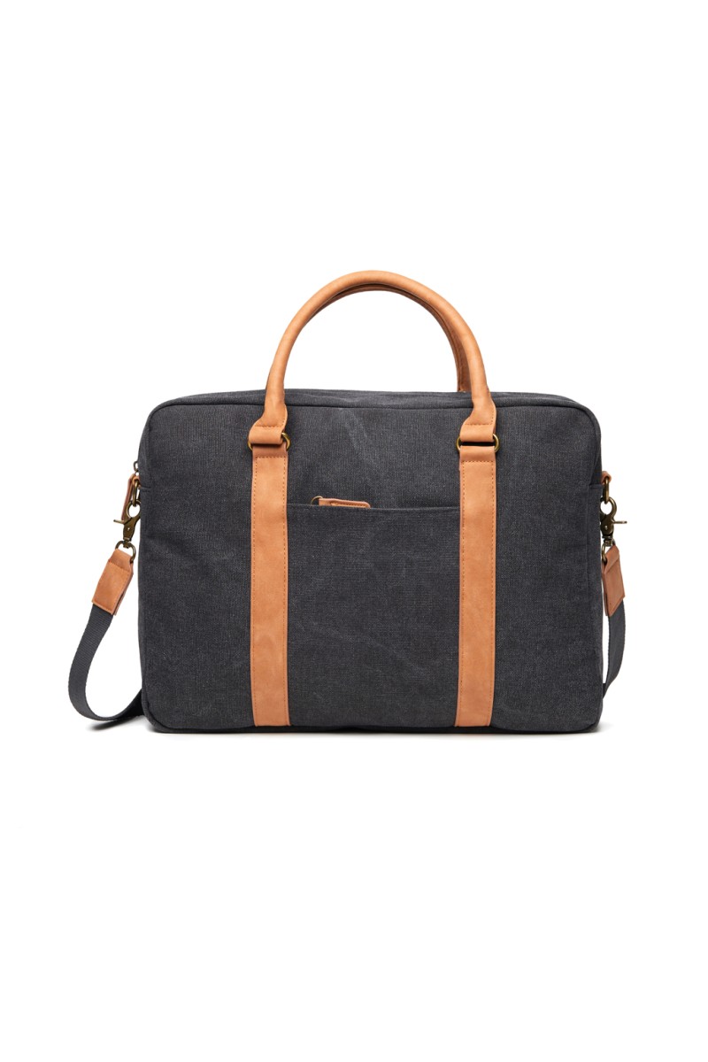 Geantă pentru laptop VINGA Bosler din canvas reciclat