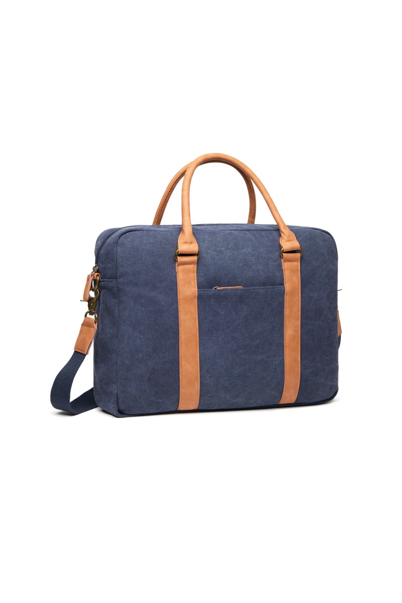 Geantă pentru laptop VINGA Bosler din canvas reciclat
