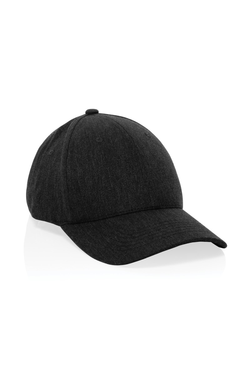 Milo AWARE™ recycled heather 6 panel cap 200gr