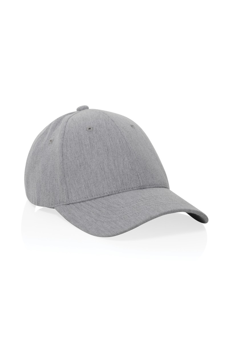 Milo AWARE™ recycled heather 6 panel cap 200gr