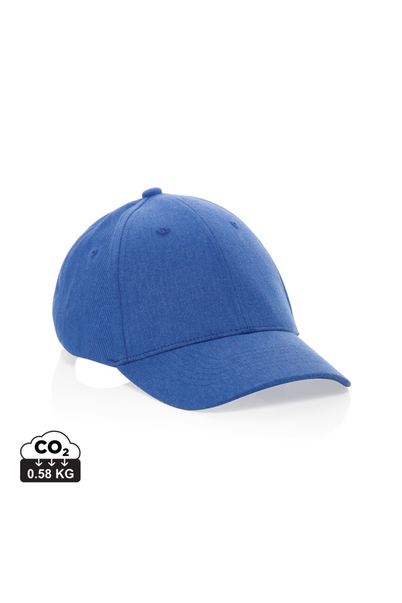 Milo AWARE™ recycled heather 6 panel cap 200gr