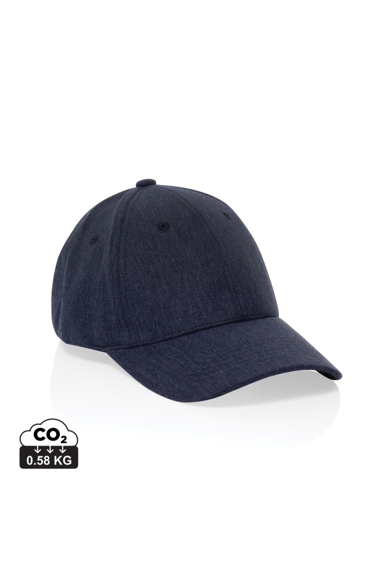 Milo AWARE™ recycled heather 6 panel cap 200gr