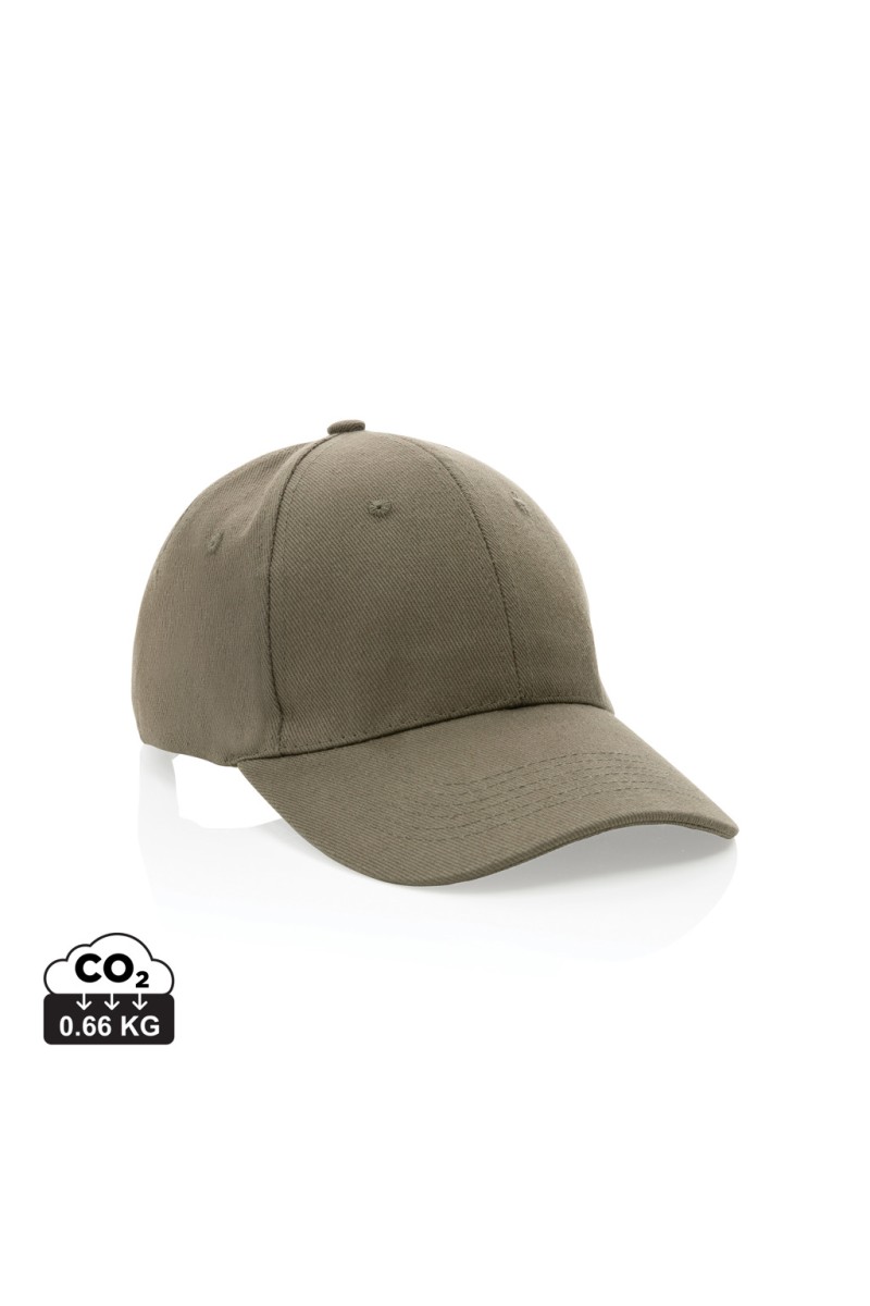 Impact 6 panel 280gr Recycled cotton cap with AWARE™ tracer