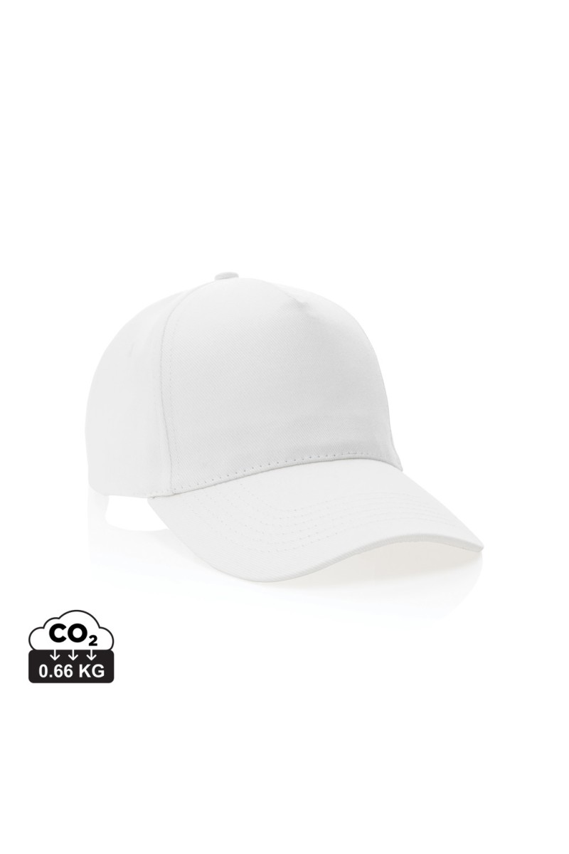 Impact 5panel 280gr Recycled cotton cap with AWARE™ tracer