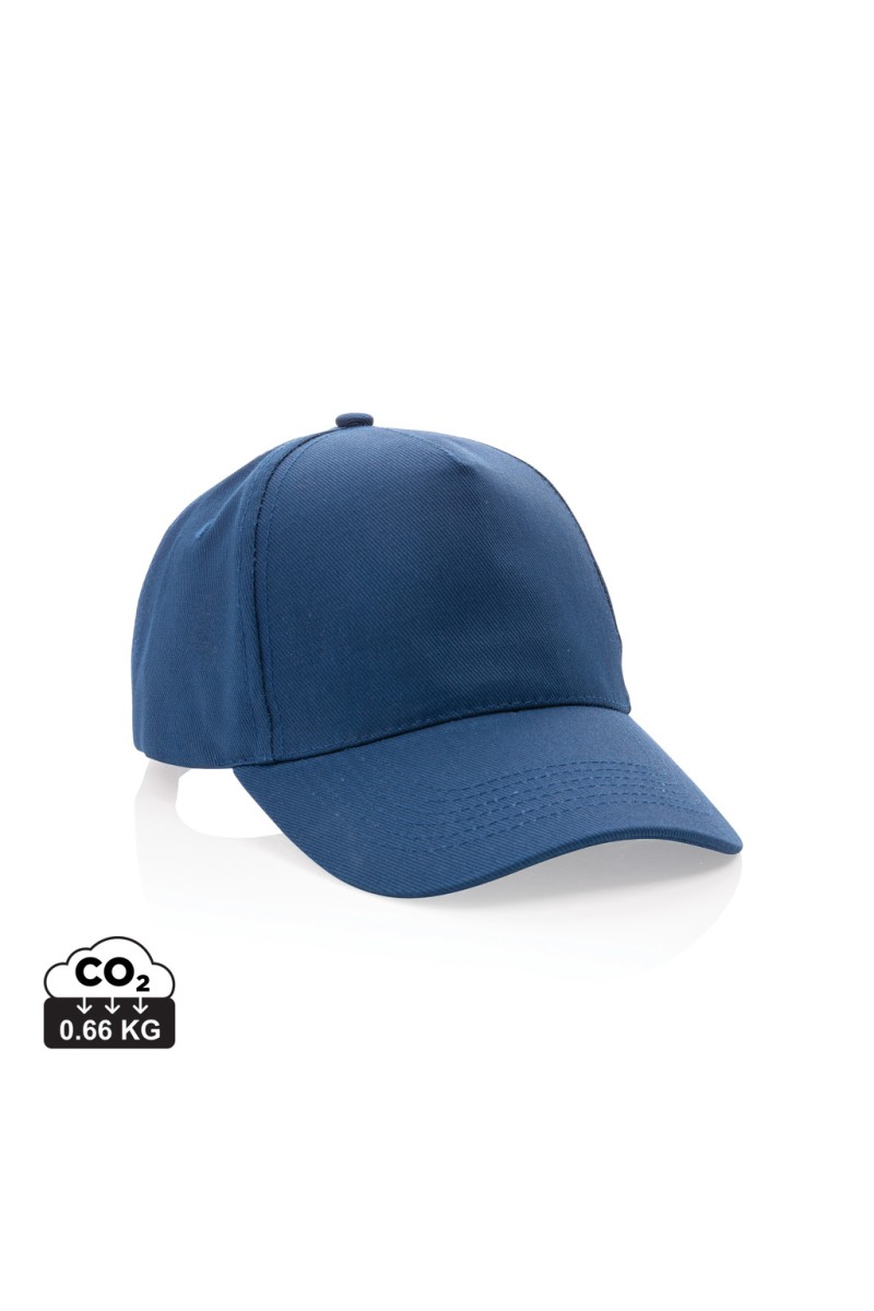 Impact 5panel 280gr Recycled cotton cap with AWARE™ tracer