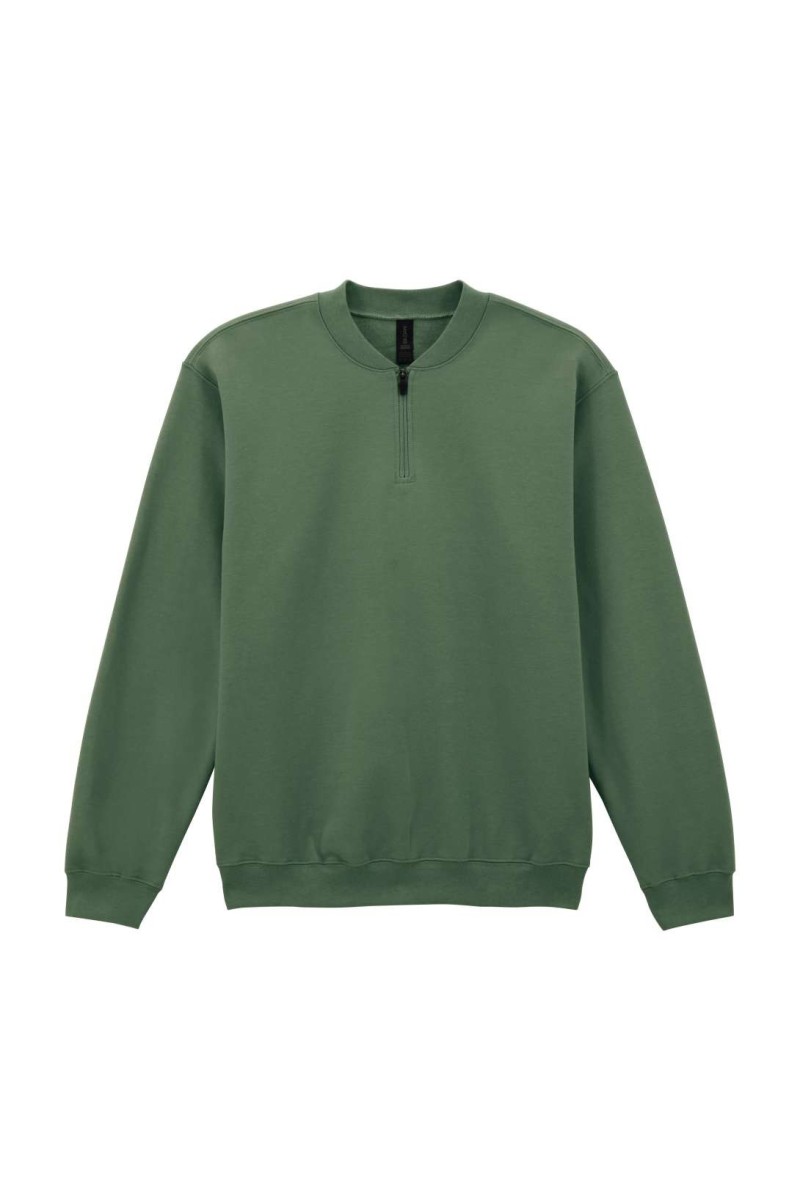 SOFTSTYLE™ MIDWEIGHT ADULT FLEECE 1/4 ZIP SWEATSHIRT